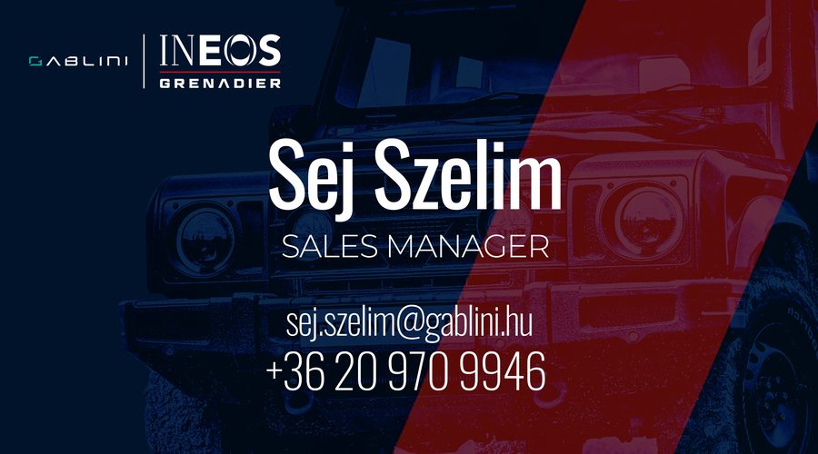 INEOS Grenadier business card front
